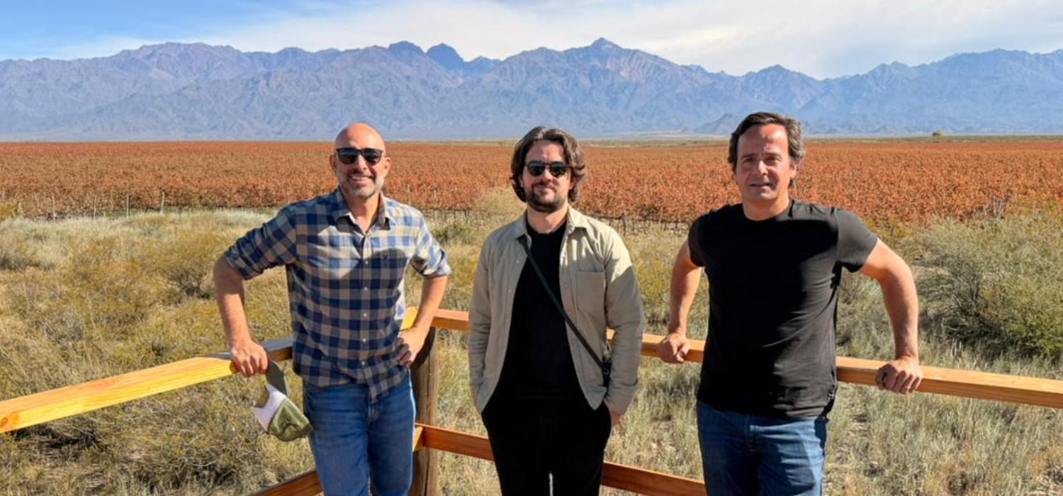 Matthew Luczy visita Trivento en el Valle de Uco